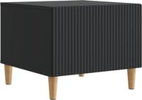 vidaXL Salontafel met lade Zwart 49 x 50 x 40 cm Bewerkt hout