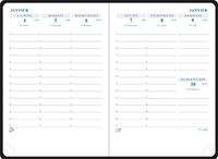 Exacompta - Navulverpakking weekkalender SAS 13-9 x 13 cm - augustus 2023 tot augustus 2024