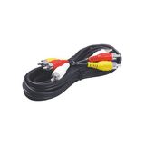 VoltShine Verbindingskabel A/V 3 RCA-stekker naar 3 RCA-stekker 1,5 m
