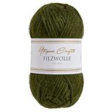 Utopia Crafts Viltwol 100% virgin wol 50g (Forest Green)