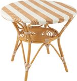 J-Line Live eettafel rotan/kunststof naturel/wit