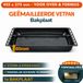 ICQN Extra Diepe Bakplaat Voor Oven - 455x375x60 mm - Geëmailleerd