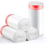 Kleine KONE Kleine vuilniszakken, 192 stuks, 4 Gallon, met trekkoord, extra dik, voor badkamer, slaapkamer, kantoor, auto, keuken, thuis