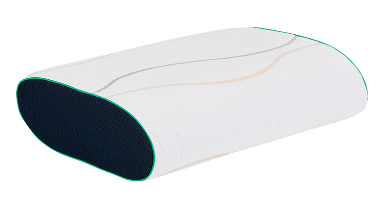 M line Pillow You Groen Traagschuim Hoofdkussen - Ergonomisch - Zijslapers - 55x35cm