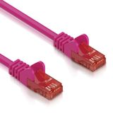 Allteq Cat 6 - U/UTP - Netwerkkabel - Patchkabel - Internetkabel - 10 Gbps - 25 meter - Roze