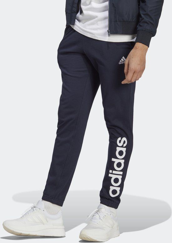 adidas Sportswear Essentials Heren Joggingbroek - Blauw - Maat M