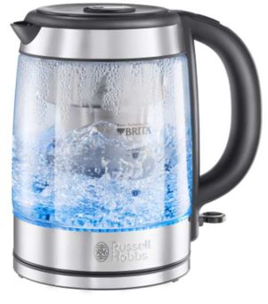 Russell Hobbs Clarity Waterkoker - 1.5L - 2200W - RVS/Transparant