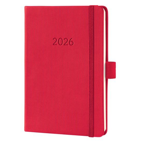Sigel weekagenda 2026 Conceptum A6 rood hardcover