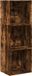 vidaXL Bibliothèque, chêne fumé, 40 x 30 x 114 cm, bois d'ingénierie