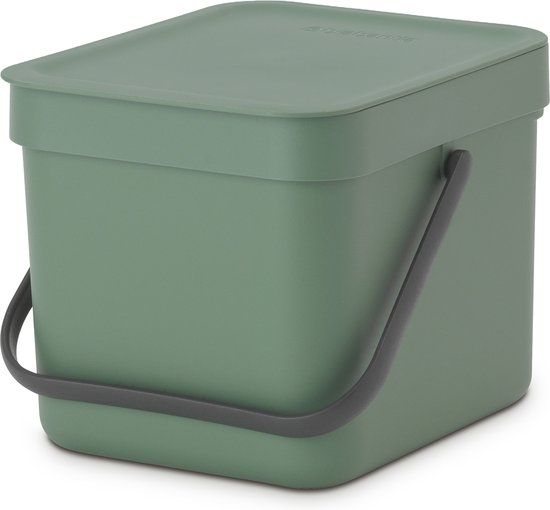 Brabantia Sort & Go Prullenbak - 6 liter - Fir Green