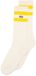Alfredo Gonzales unisex athletic sokken stripes wit & geel