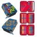 Avengers Trousse scolaire avec accessoires, pour garçons et filles, double fermeture éclair, avec crayons et surligneurs, produit officiellement sous licence, rouge, taille unique