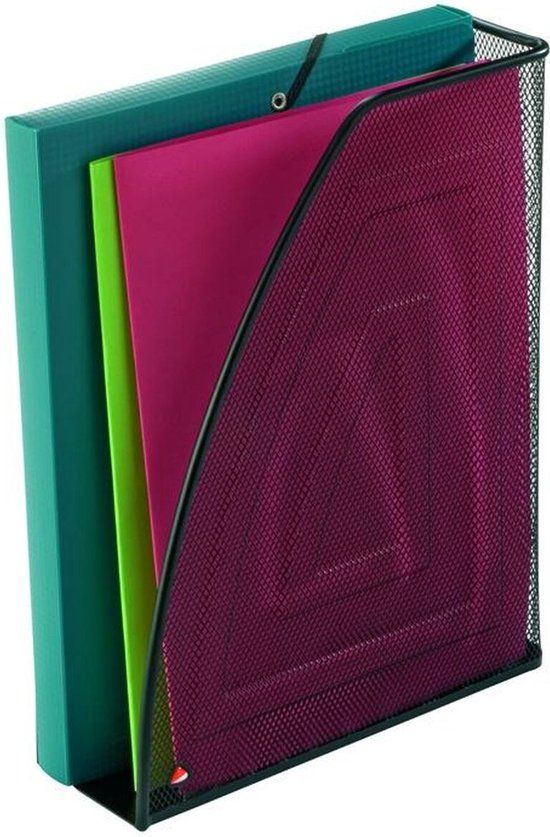 Merkloos Alba Tijdschriftenrek Archivo 2000 Rooster Zwart Din A4