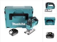 Makita DJV 182 T1J accu-pendelzaag 18V borstelloos + 1x accu 5,0Ah + Makpac - zonder oplader