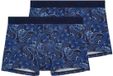 HOM Heren retro short / pant 2 pack Bohemian navy print