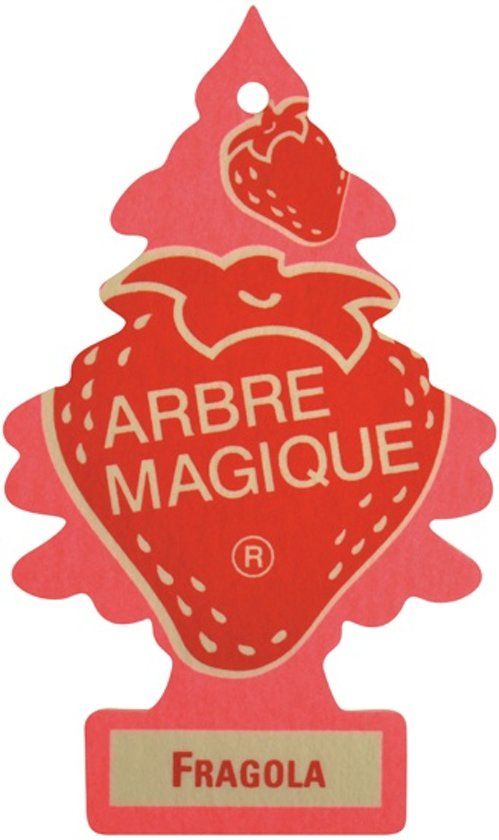 Arbre Magique Luchtverfrisser Fragola Rood/roze - 12 x 7 cm
