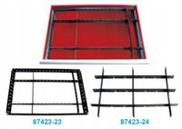 Merkloos KING TONY Metalen Ladeverdelers voor Werkplaatswagen - 568x265x40mm