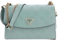 GUESS Cresidia II Convertible Xbody Flap Bag Light Sage Logo mintgroen
