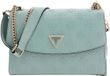 GUESS Cresidia II Convertible Xbody Flap Bag Light Sage Logo mintgroen