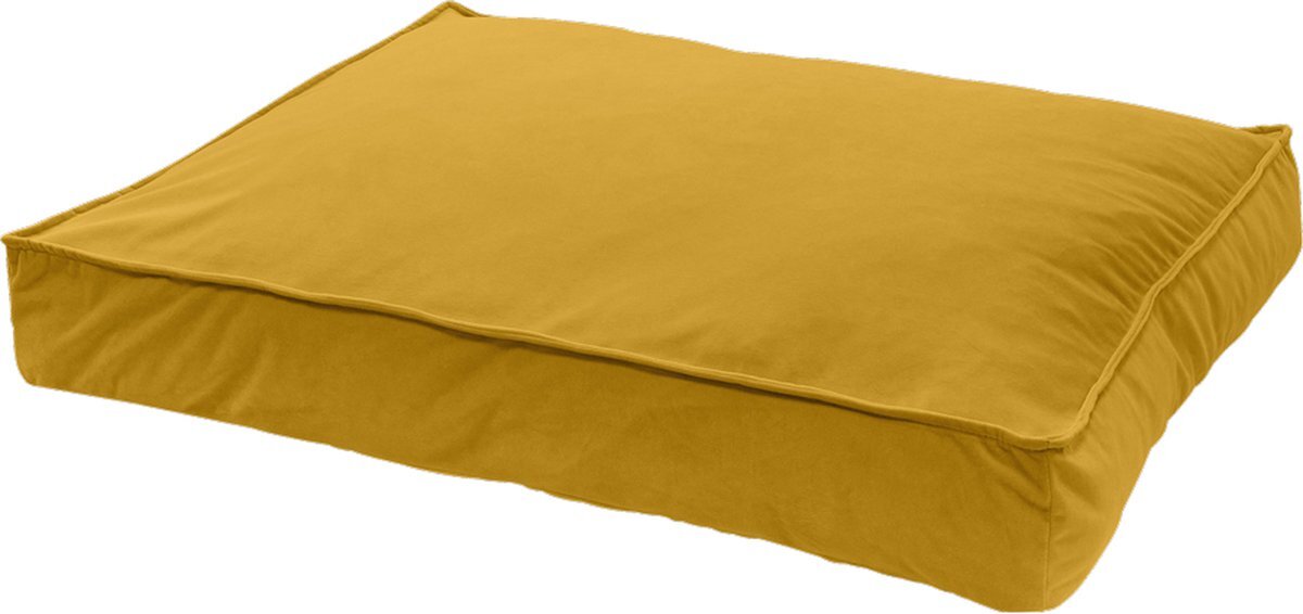 Madison Velours Lounge Cushion Geel L | 1 st geel