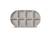 Sagaform Plat de service grand Ditte 20x36 cm Gris-noir