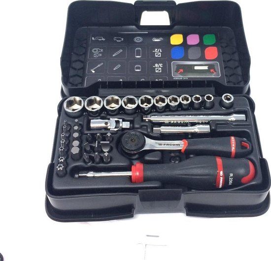 Facom Doppendoos 1/4" 6-kant - R.161-6P6PB