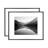 MCS Gieterij Metaal 16x20 gematteerd tot 11x14 Black Gallery Muurframe (2-Pack)