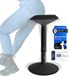 Backerz Wiebelkruk - Ergonomische Wiebel Stoel hoogte 40-60cm - Balanskruk - Zit Sta kruk - Zadelkruk Zwart