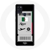 Maniacase Etui voor Samsung Galaxy A21S Air ticket Algerije
