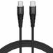 Savio CL-160 USB-kabel USB 2.0 2 m USB C Zwart