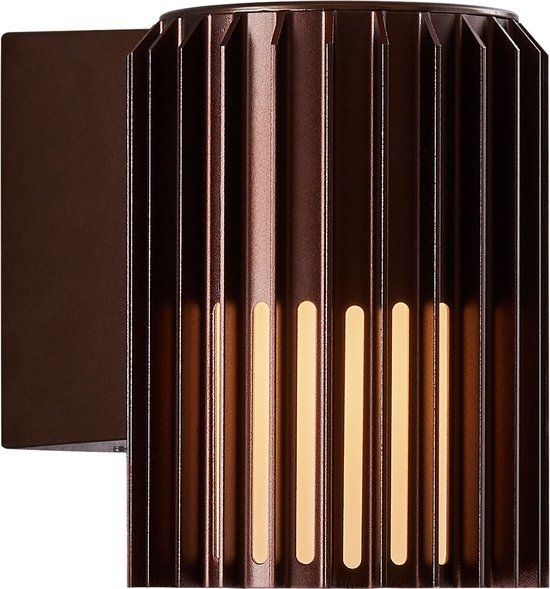 Nordlux Aludra Wandlamp - Seaside - E27 - Bruin Metallic - IP54 - Outdoor