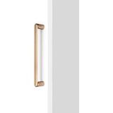 Viefe Poignée FASE BIG en aluminium, laiton brossé foncé - 320 mm - Bilatérale (1 paire)