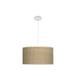 VoltShine Modieuze hanger 2 x E27 wit/licht riet, afmetingen regx40 x 40, inclusief diffuser, ideaal voor de verlichting en decoratie van moderne ruimtes.