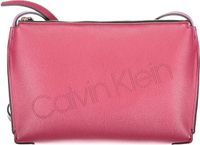 Calvin Klein Umhängetasche Rot Baumwolle UNI Damen