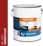 Afinol Metaalverf Helderrood (RAL 3002) 5 liter