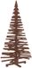 vidaXL Houten Kerstboom KOTKA 150 cm Massief Grenenhout