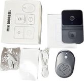 Merkloos / Sans marque Wan GmbH Video Deurbel - Slimme Intercom - Huis Beveiligen - Tweeweg Audio - 480P Beeld - Zwart