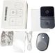 Merkloos / Sans marque Wan GmbH Video Deurbel - Slimme Intercom - Huis Beveiligen - Tweeweg Audio - 480P Beeld - Zwart