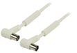 Valueline VLSP40120W10 Coaxkabel 1 m Wit