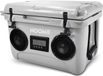 NooMii ColdBeats 35 – Glacière avec haut-parleur Bluetooth intégré | Volume 35L : Gris Clair