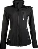 HKM Duweljack met afneembare capuchon pour femmes Softshell noir XS