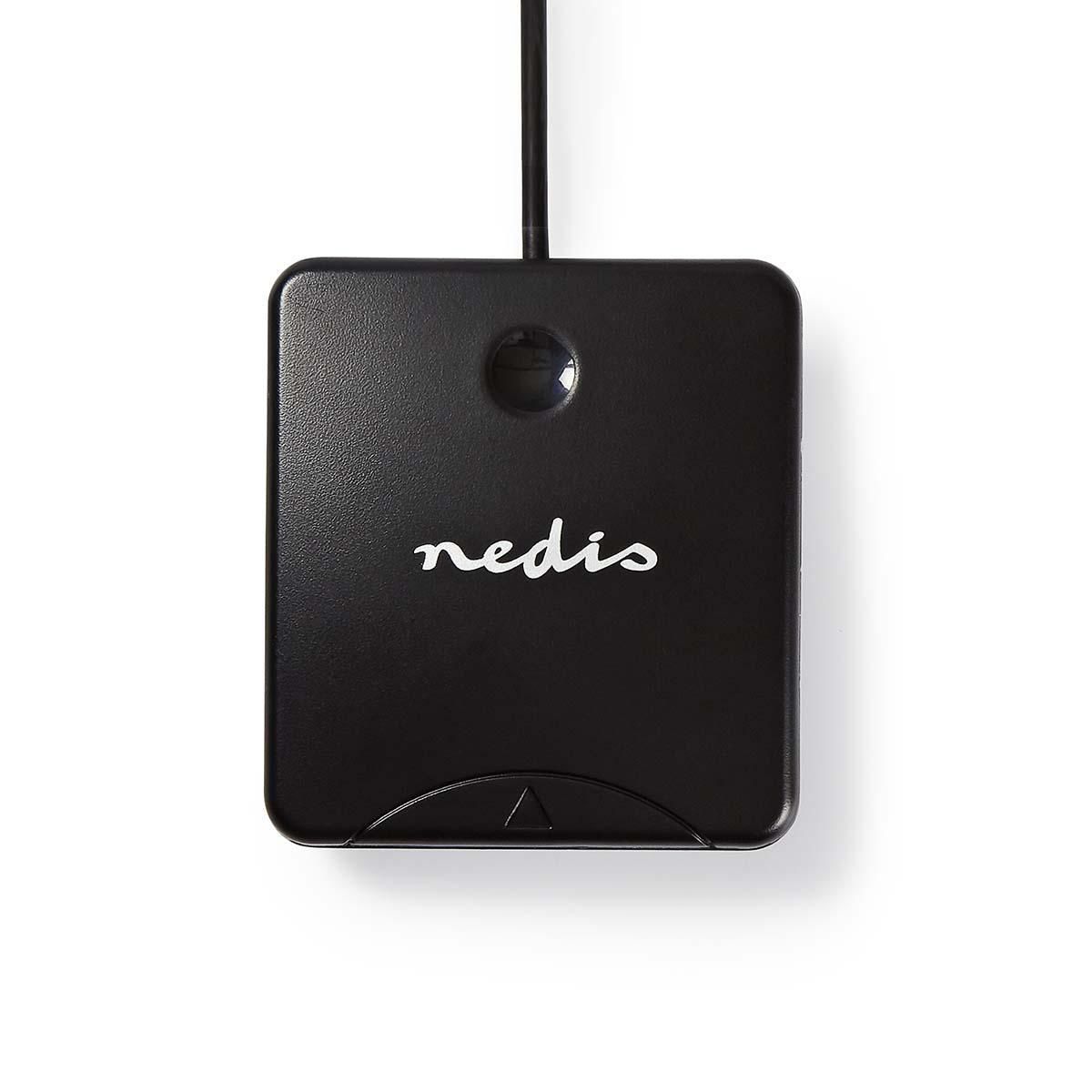 Nedis Kaartlezer - Smart Card (ID) - USB 2.0 - Zwart - CRDRU2SM1BK