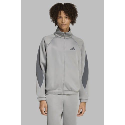 adidas Sportswear trainingsjack Stadium grijs