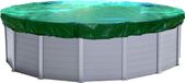 Quick-star Couverture de piscine ronde pour piscines de 550-600 cm | Dimensions de la bâche Ø 680 cm | Vert | Bâche de piscine été et hiver | Bâche de couverture 200 g/m² PE | Couverture double couche | Résistant aux UV