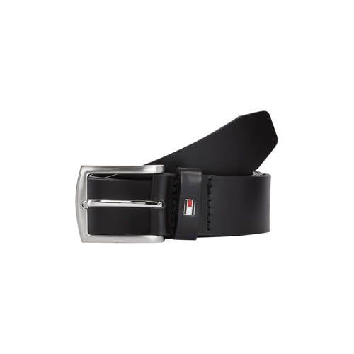 Tommy Hilfiger New Denton leren riem - Zwart