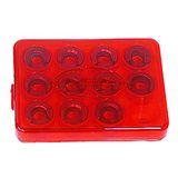 Lee Precision 90196 box voor shell holders, rood, eenheidsmaat