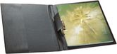 Durable Klem-Hevel-Map Zwart PVC A4 100 vel