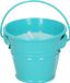 Decoris Citronella kaarsen - in zink potje - set 3x - blauw