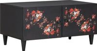Maison Exclusive - Table basse, multicolore, 80 x 50 x 40 cm, manguier massif