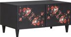Maison Exclusive - Table basse, multicolore, 80 x 50 x 40 cm, manguier massif